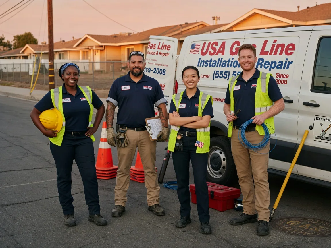 Gas Line Installation company in Berclair, TX